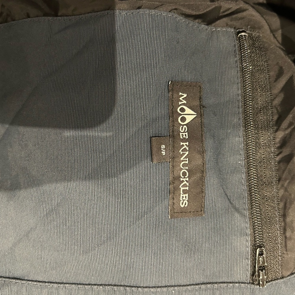 Moose Knuckles Black Puffer Jacket with Fur Hood - Picture 7 of 7